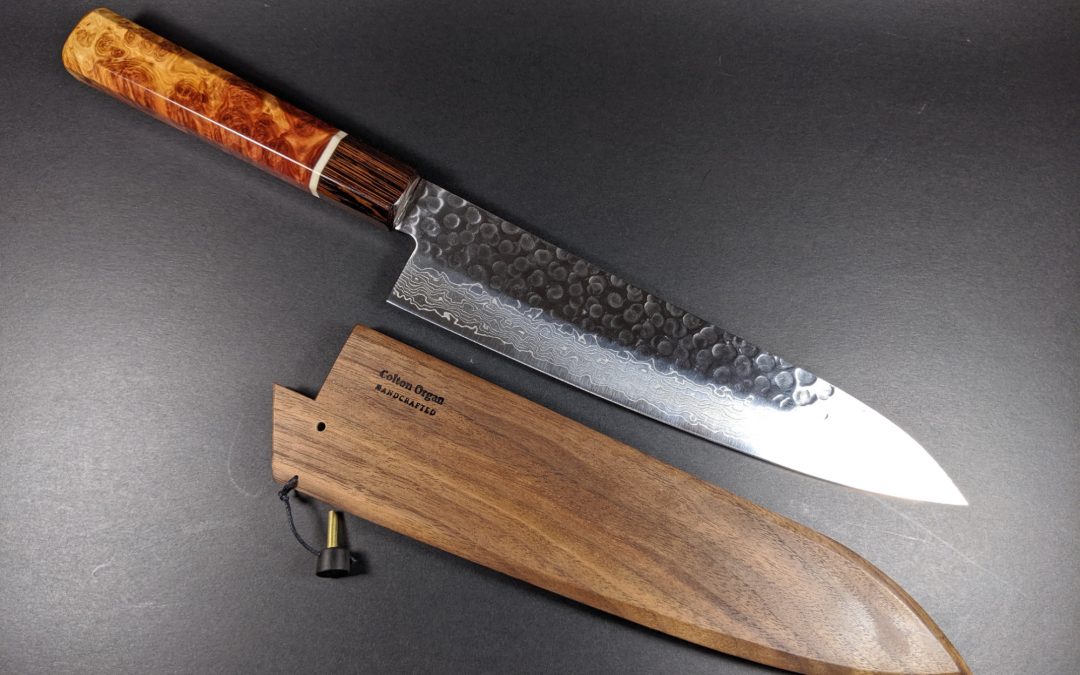 Greenstone Mallee Burl and Wenge with Walnut Saya