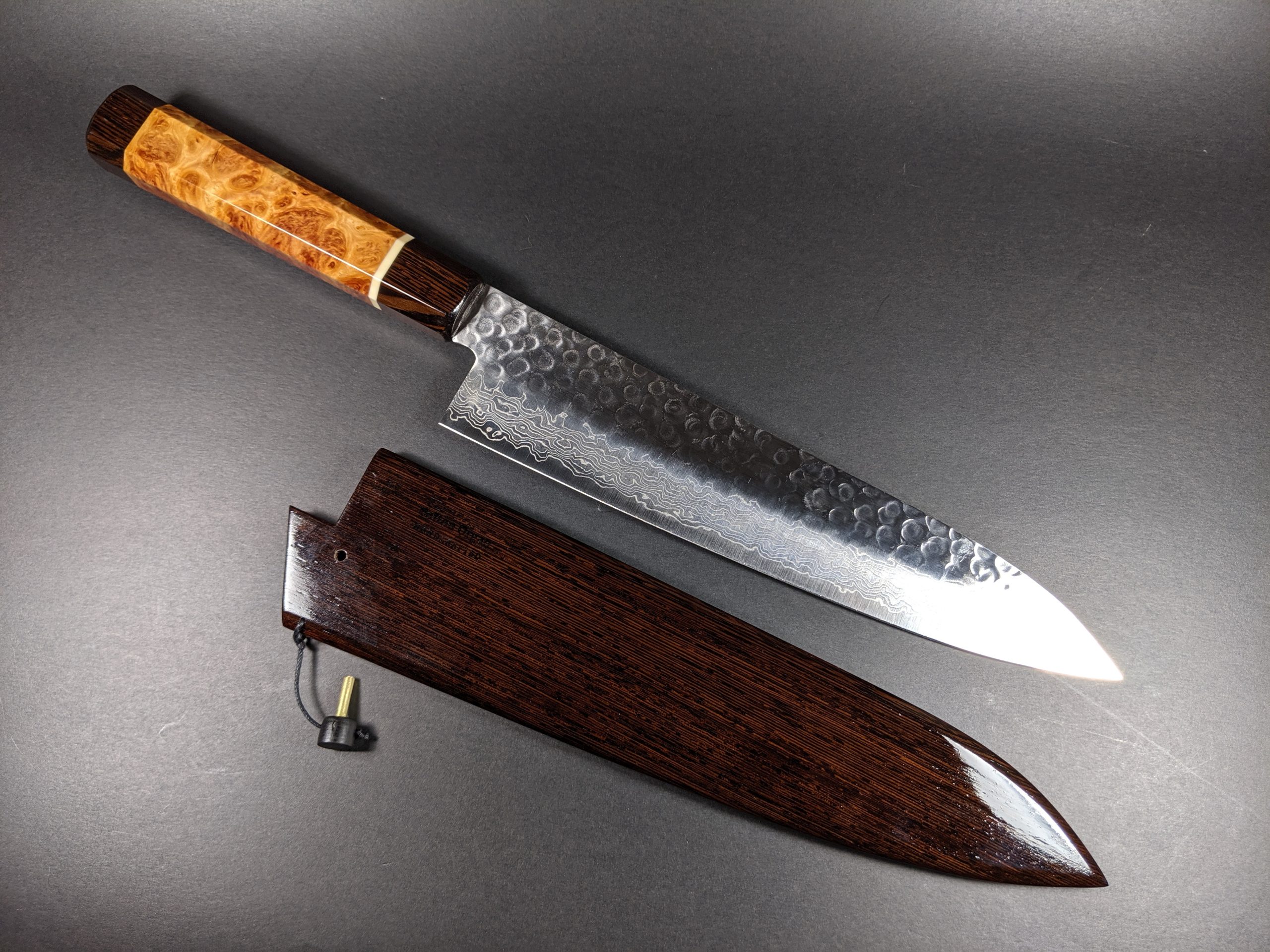 Greenstone Mallee Burl with Wenge Saya