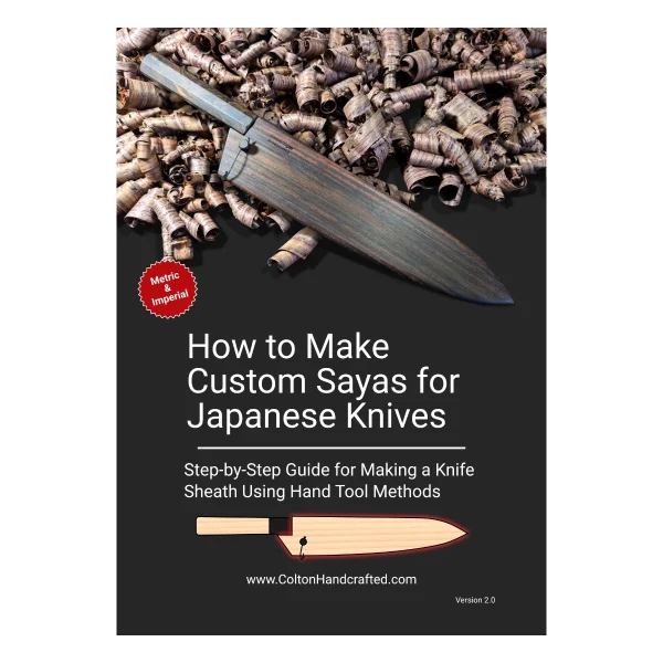 How to Make Custom Sayas for Japanese Knives Ebook